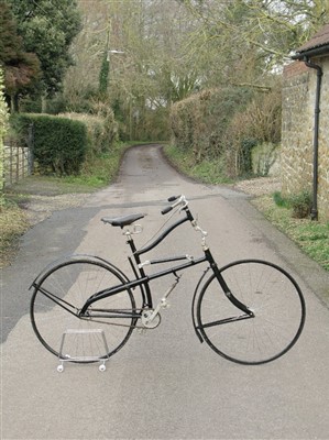 Lot 541 - A c1888 Linley & Biggs 'Whippet' Sprung-Frame Bicycle.