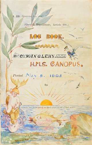 Lot 82 - Manuscript Log Book.