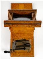Lot 186 - Kinora of London flicker book viewer.