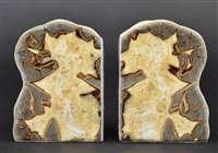 Lot 216 - Calcite Bookends