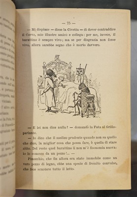 Lot 489 - Collodi (Carlo, pseudonym of Carlo Lorenzini). Le Avventure di Pinocchio, 1883