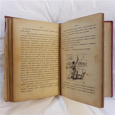 Lot 489 - Collodi (Carlo, pseudonym of Carlo Lorenzini). Le Avventure di Pinocchio, 1883
