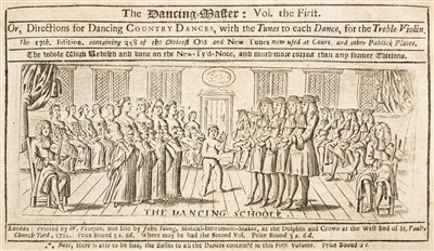 Lot 148 - Playford (William). The Dancing-Master, 1721