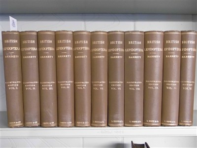 Lot 182 - Barrett (Charles G.). Lepidoptera of the British Islands, 11 volumes, 1st edition, [1892]-1907