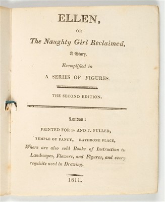 Lot 346 - Fuller (S. and J., publisher). Ellen, or The Naughty Girl Reclaimed, 1811