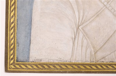 Lot 401 - Mughal School. Portrait of Aurangzeb, circa 1700