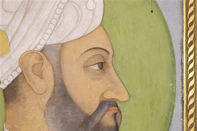Lot 401 - Mughal School. Portrait of Aurangzeb, circa 1700
