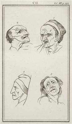 Lot 296 - Lavater (Johann Caspar). Essays on Physiognomy, green morocco binding, 1789
