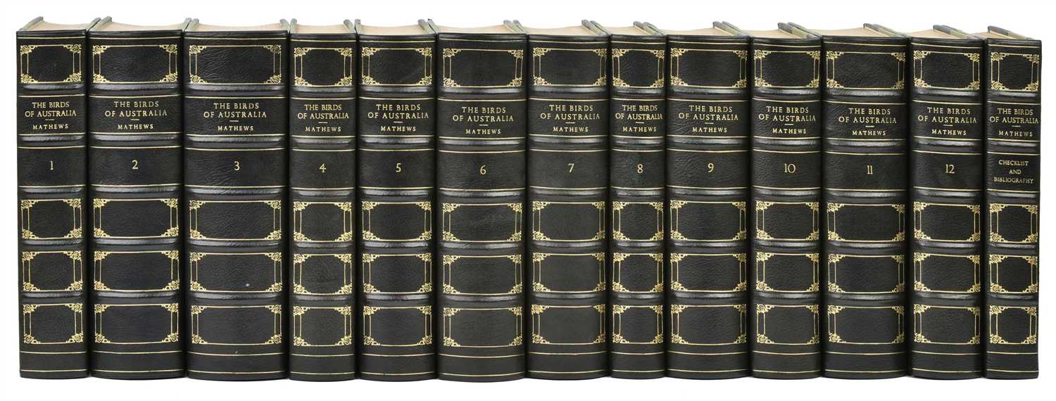 Lot 90 - Mathews (Gregory M.). The Birds of Australia, 13 volumes, 1st edition, 1910-27
