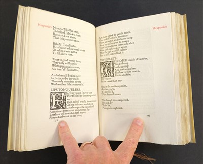 Lot 634 - Kelmscott Press. Poems of Robert Herrick, 1895
