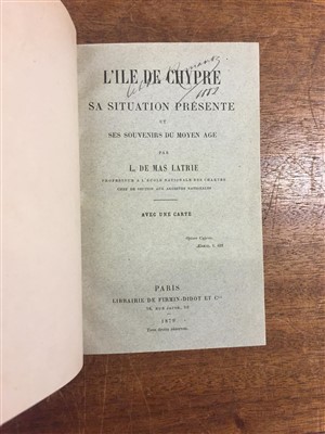 Lot 7 - Cassas (Louis-François). 'Chypre', 1799