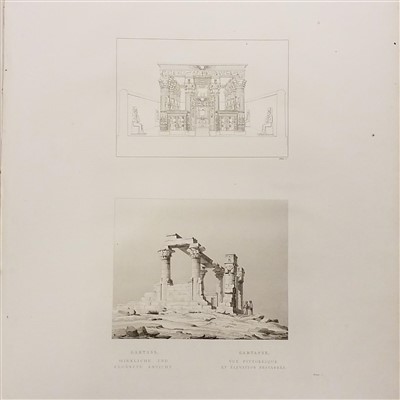 Lot 14 - Gau (Francois Chretien). Antiquities de la Nubie, ou monumens inedits des bords du Nil, 1822