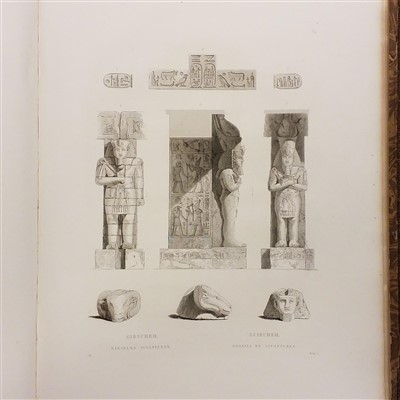 Lot 14 - Gau (Francois Chretien). Antiquities de la Nubie, ou monumens inedits des bords du Nil, 1822