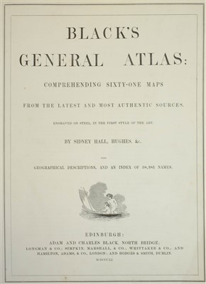 Lot 55 - Hall (Sidney). Black's General Atlas, published Adam & Charles Black, 1851