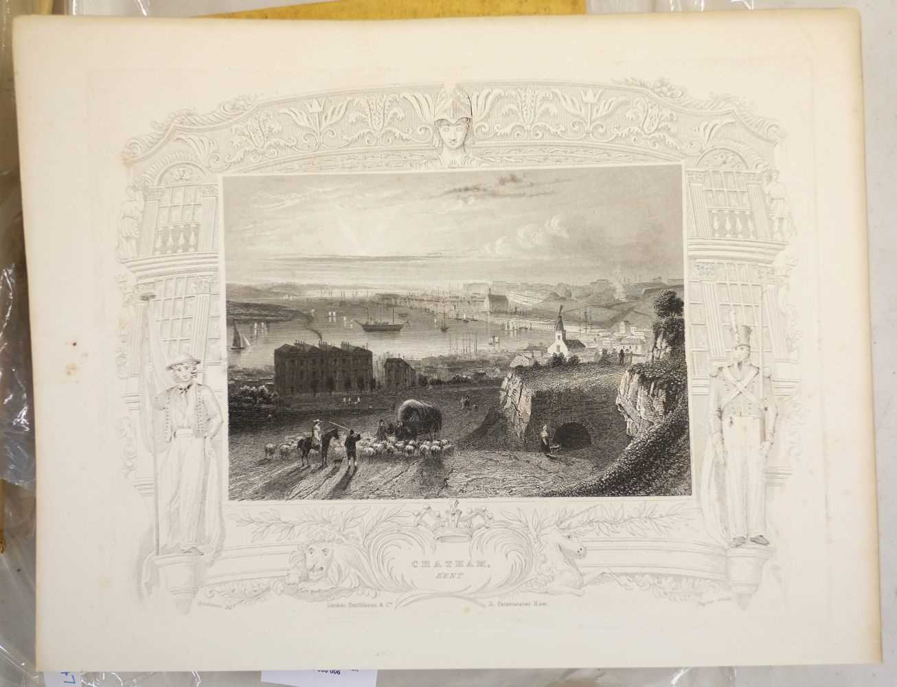 Lot 13 - British topographical views. A mixed collection of approximately 600 prints, 19th century
