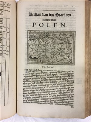 Lot 2 - Avity (Pierre d'). Wereld Spiegel, 1st edition in Dutch, Amsterdam, 1621