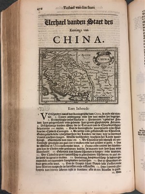 Lot 2 - Avity (Pierre d'). Wereld Spiegel, 1st edition in Dutch, Amsterdam, 1621