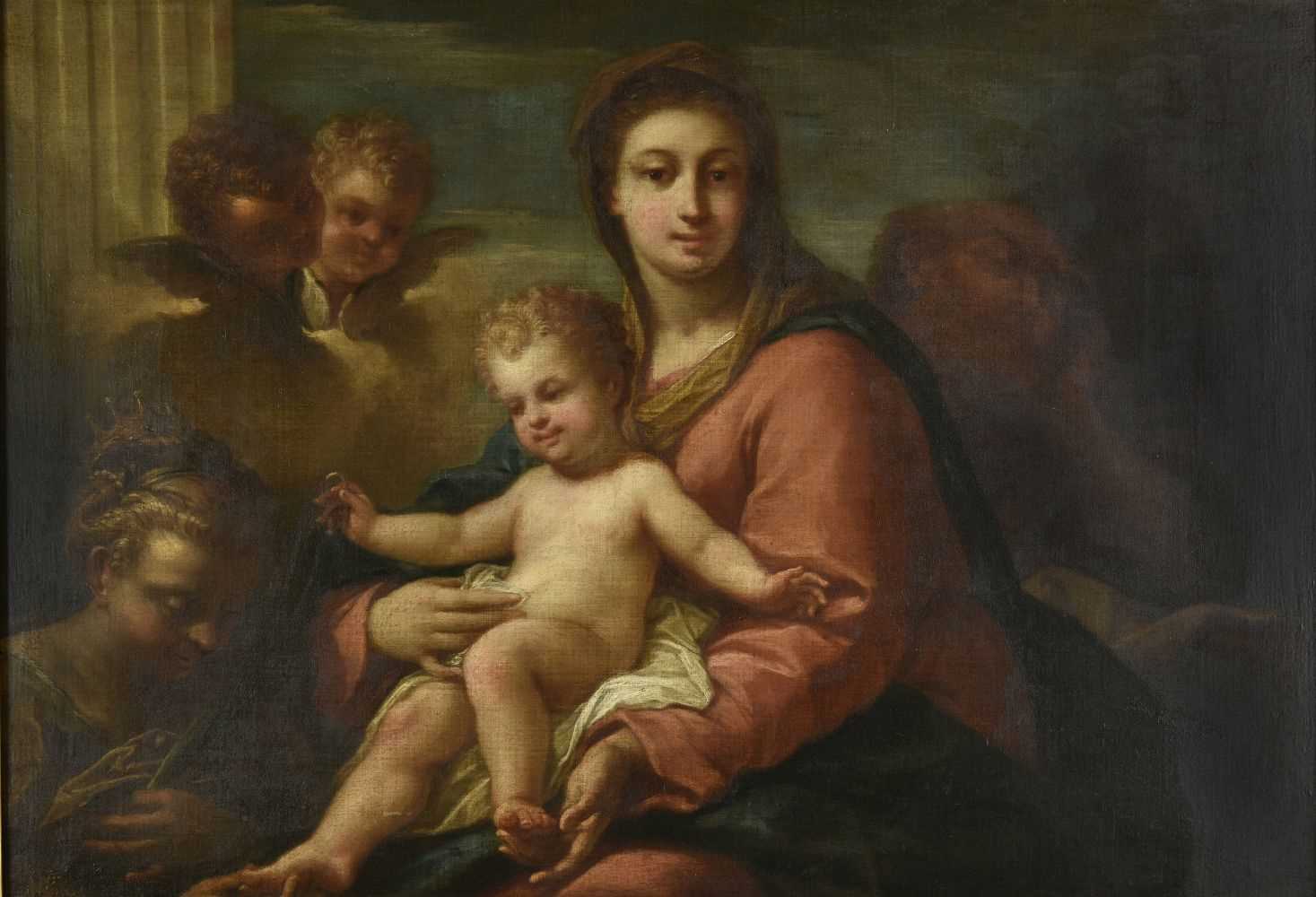 Lot 210 - Italian School. The Holy Family, 17th century