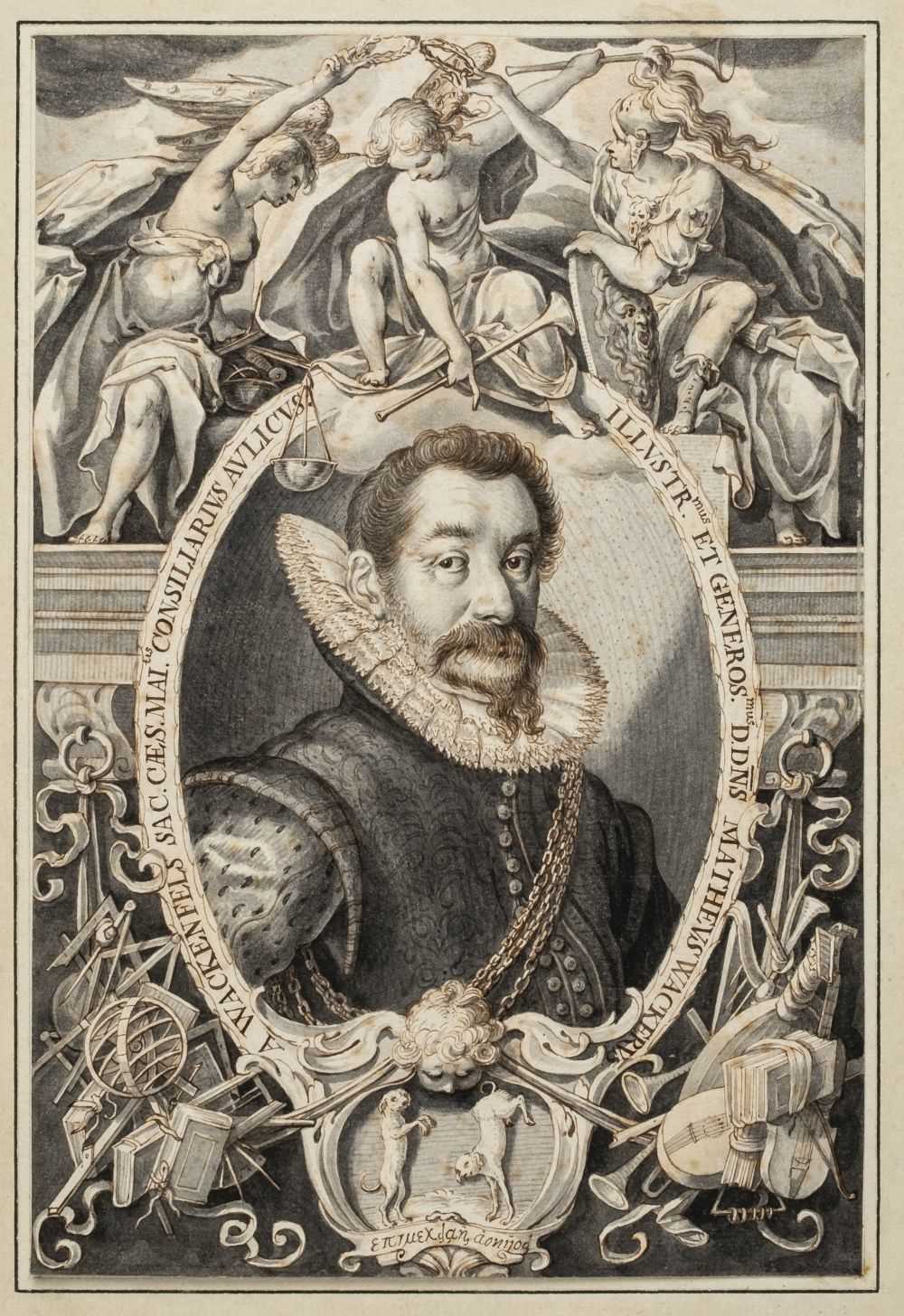 Lot 253 - Sadeler (Aegidius, 1570-1629). Portrait of Johann Matthaus Wackenfels von Jungfrauendorf, c. 1614