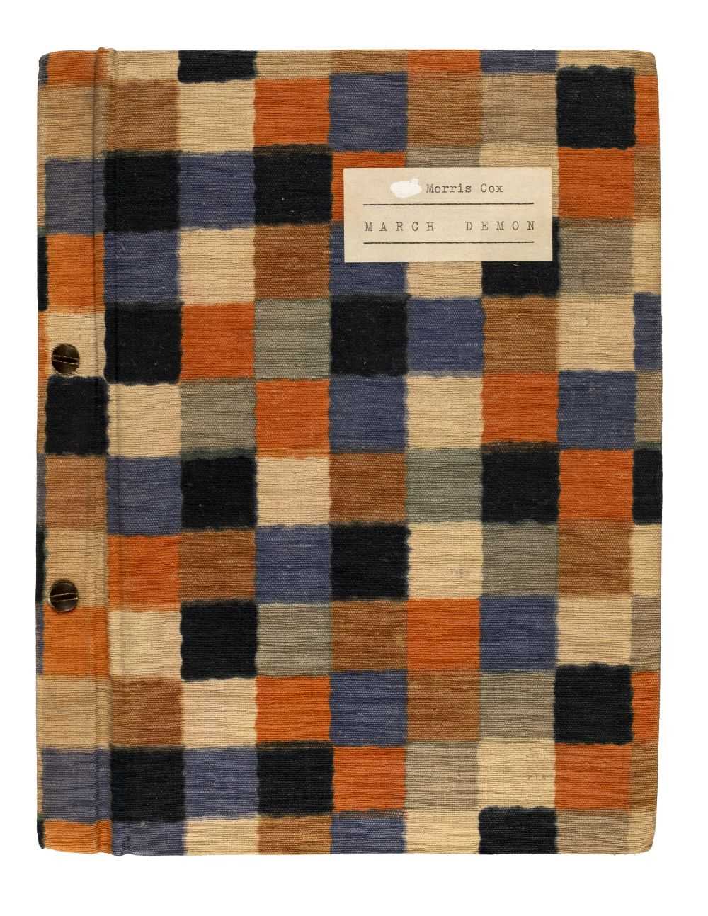 Lot 702 - Cox (Morris). March Demon, A Collage Novel, author's original 'manuscript' copy, London, 1938