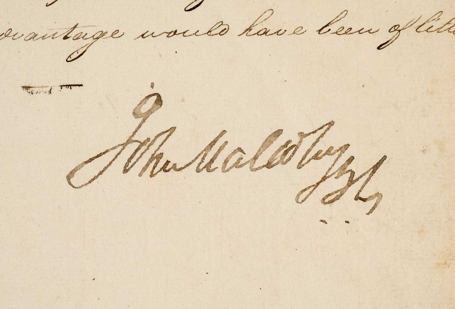 Lot 35 - Malcolm (Sir John). Signed manuscript report on the siege of Asirgarh, 1819, & 2 others