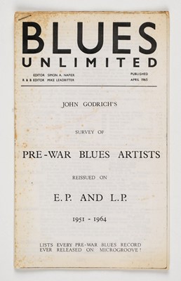 Lot 400 - Blues Unlimited. Collection of original early Blues Unlimited music magazines
