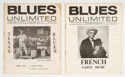 Lot 400 - Blues Unlimited. Collection of original early Blues Unlimited music magazines