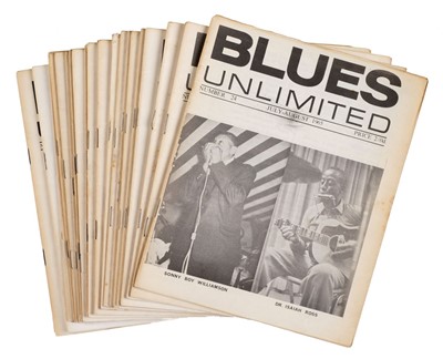 Lot 400 - Blues Unlimited. Collection of original early Blues Unlimited music magazines