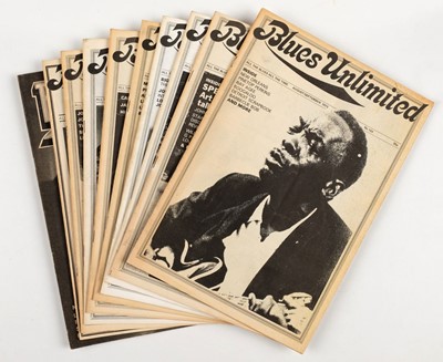 Lot 400 - Blues Unlimited. Collection of original early Blues Unlimited music magazines