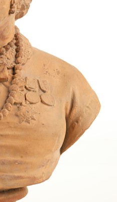 Lot 297 - Crimean War. Victorian terracotta bust modelled as Mary Seacole