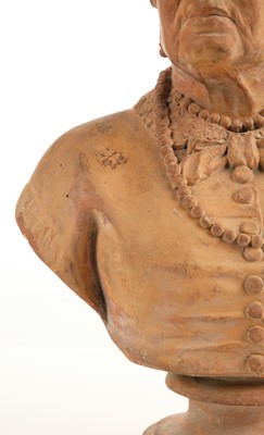 Lot 297 - Crimean War. Victorian terracotta bust modelled as Mary Seacole