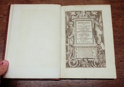 Lot 141 - Capriolo (Aliprando). Ritratti di cento capitani illustri, 1600