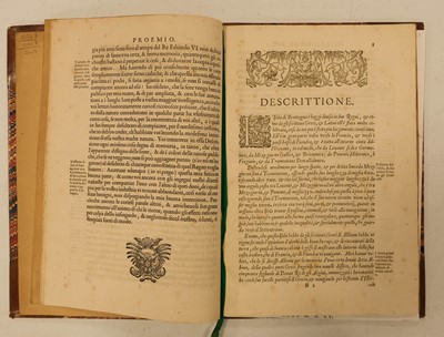 Lot 57 - Boece (Hector). Descrittione del regno di Scotia, 1588