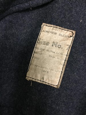 Lot 88 - Royal Air Force. A WWII RAF Aircrew blouse, dated 1943