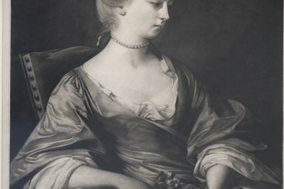 Lot 411 - Spilsbury (Jonathan, circa 1737-1812). Miss Jacobs, after Sir Joshua Reynolds, 1762