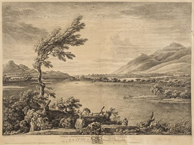 Lot 13 - Bellers (William, active 1734-1773). A View of Derwent-Water from Vicars Island, 1774
