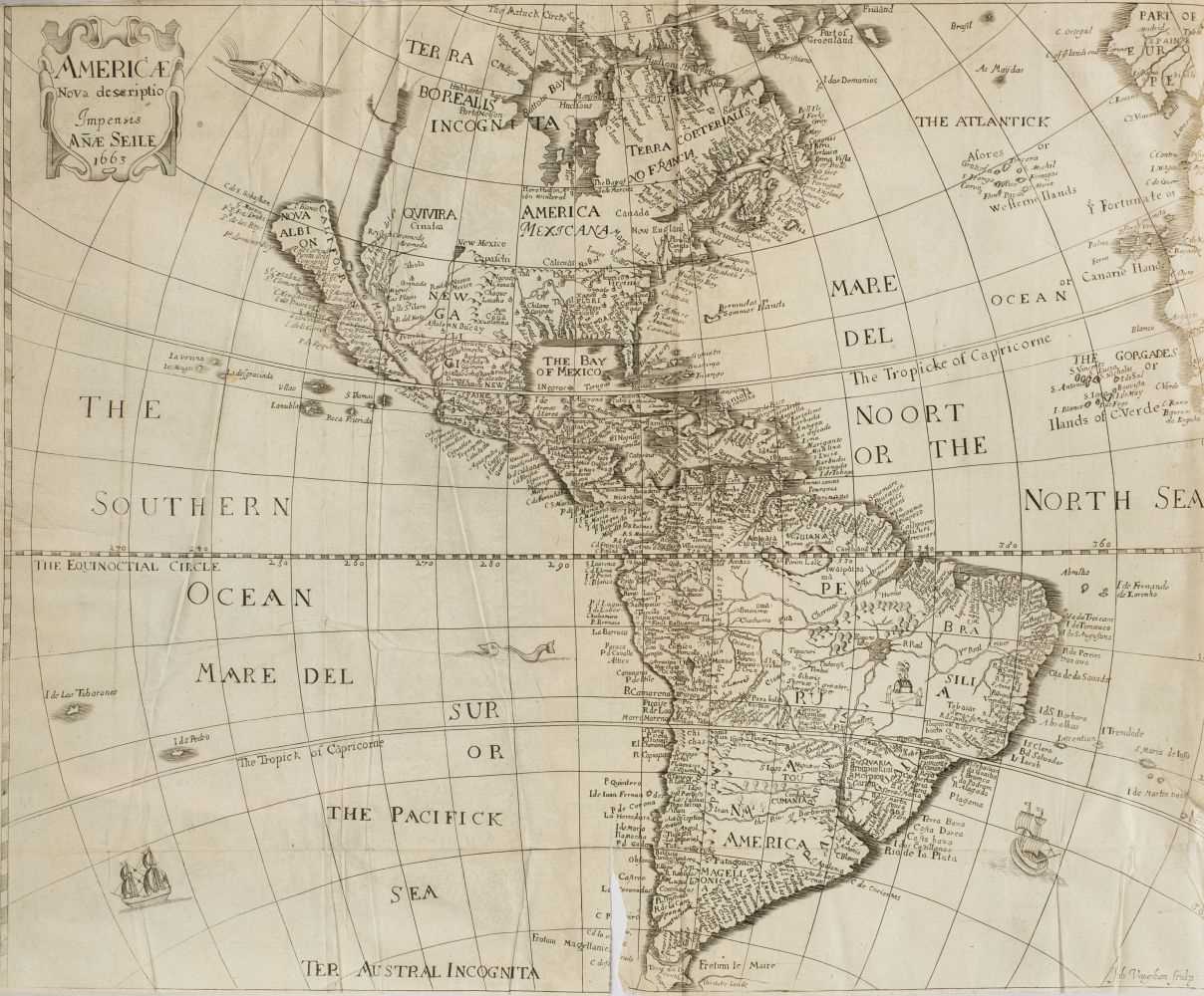 Lot 5 - Heylyn (Peter). Cosmographie, In Four Books, 3rd edition, London: Anne Seile, 1666