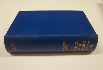 Lot 4 - Cherry-Garrard (Apsley, 1886-1959). The Worst Journey in the World: Antarctic 1910-1913, inscribed