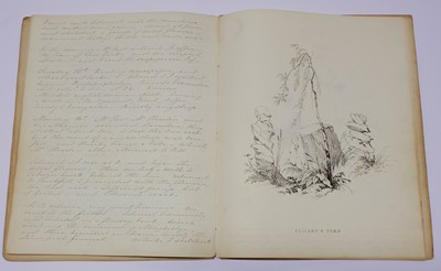 Lot 18 - North Wales. An illustrated manuscript journal, by Isabella Nicholson, 1837