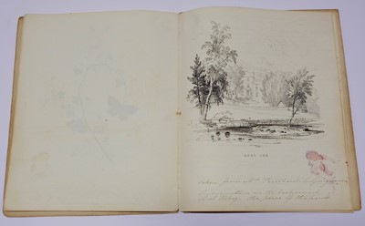 Lot 18 - North Wales. An illustrated manuscript journal, by Isabella Nicholson, 1837