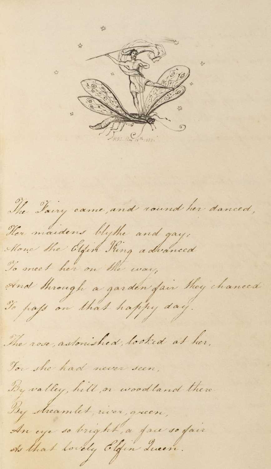 Lot 156 - Manuscript Poetry. Four volumes of manuscript poetry, 19th century, & others