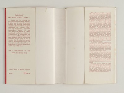 Lot 595 - Orwell (George). Nineteen Eighty-Four, 1st edition, 1949