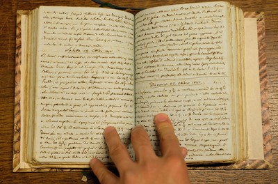 Lot 33 - Italy. Manuscript journal of visits to Loreto and environs, 1839-52