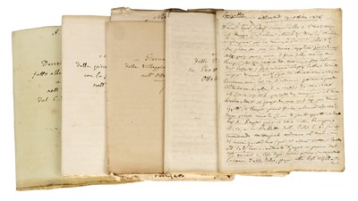 Lot 33 - Italy. Manuscript journal of visits to Loreto and environs, 1839-52