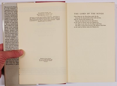 Lot 367 - Tolkien (J.R.R.) The Lord of the Rings, 3 volumes, 1957-59