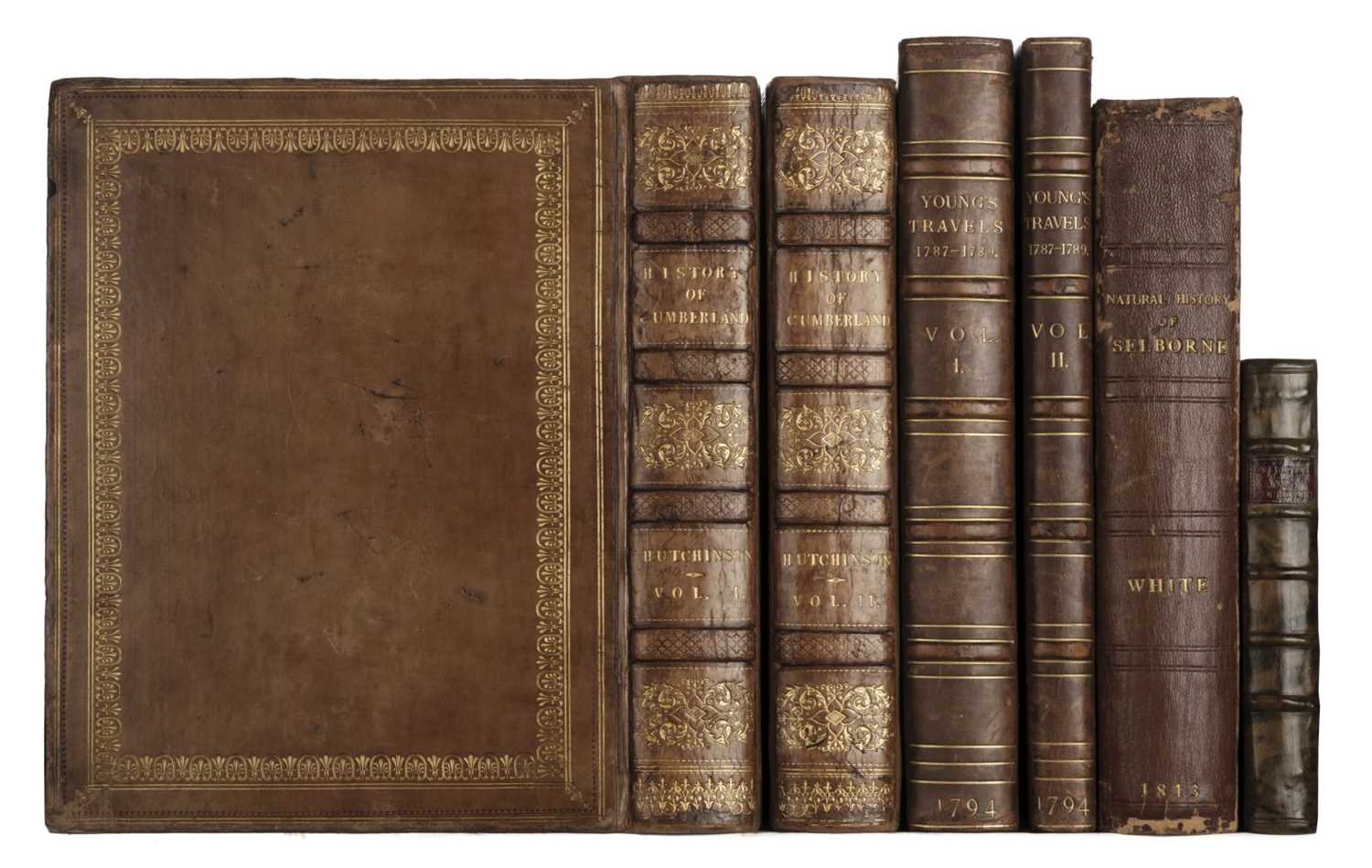 Lot 45 - Hutchinson (William). The History of Cumberland, 1794, & 3 others