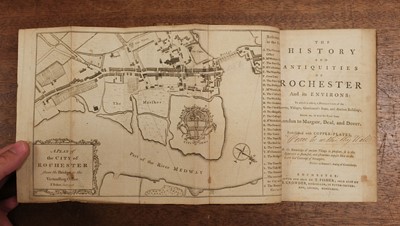 Lot 45 - Hutchinson (William). The History of Cumberland, 1794, & 3 others