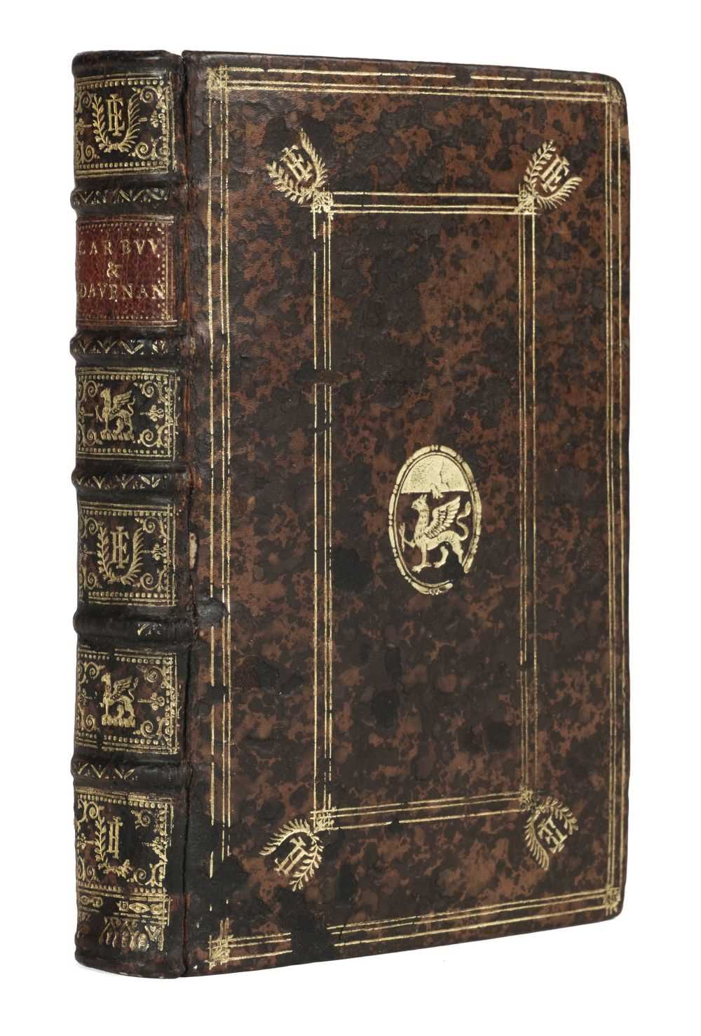 Lot 393 - Carew (Thomas). Poems, 1651, bound with Davenant, Gondibert, 1651, ex libris John Evelyn