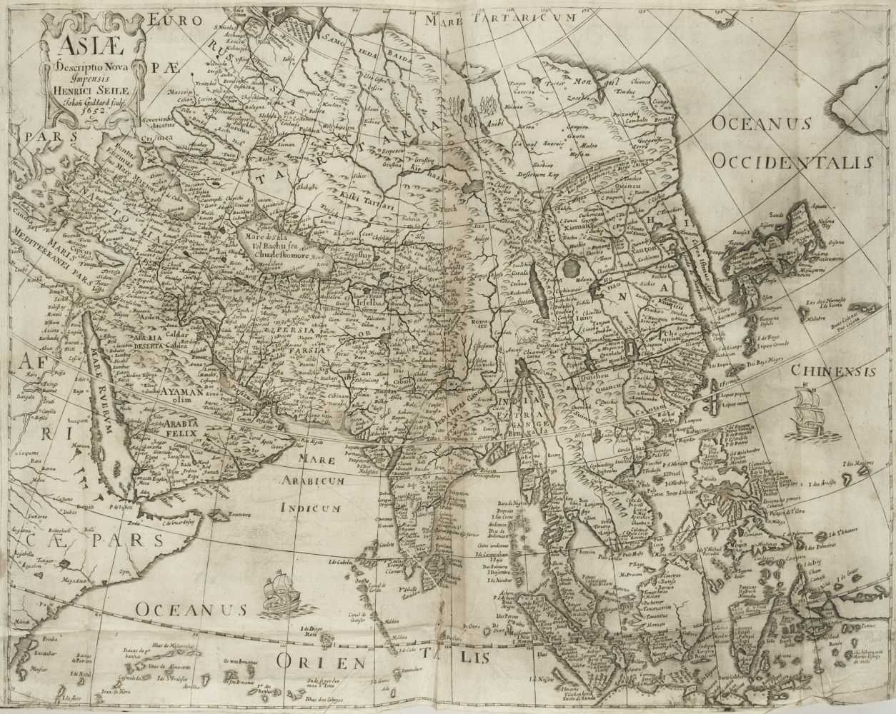 Lot 7 - Heylyn (Peter). Cosmographie, In Four Books, 2nd edition, London: Henry Seile, 1657