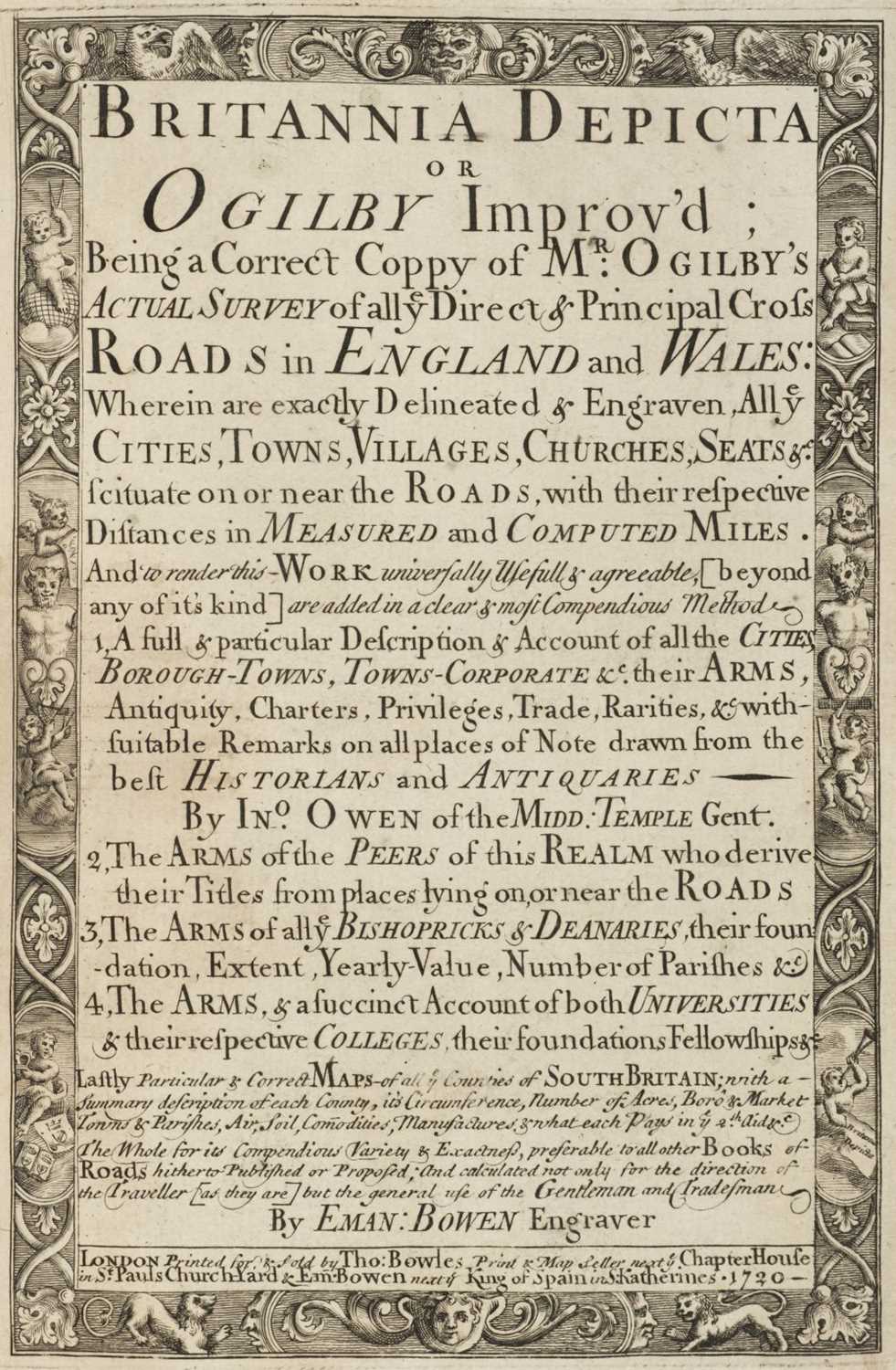 Lot 54 - Owen (John & Bowen Emanuel). Britannia Depicta, 1720